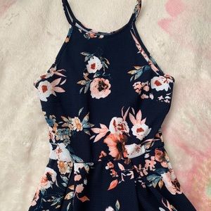 Floral mini dress
